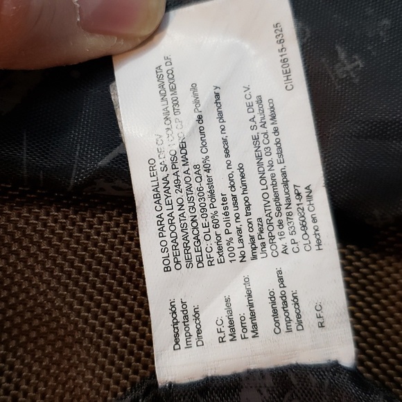 BOY LONDON Messenger Bag Faux Leather and Cordura - Picture 13 of 16